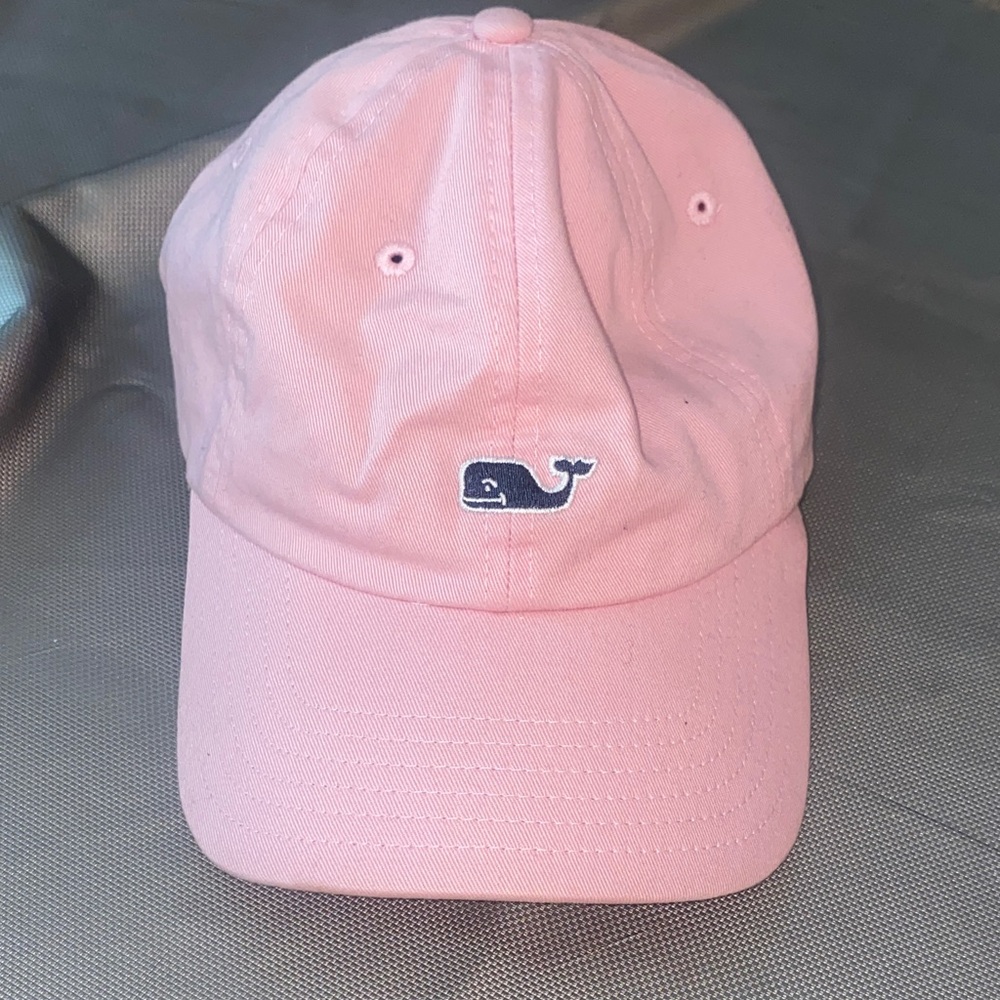 Vineyard Vines Pink Cap Whale Logo